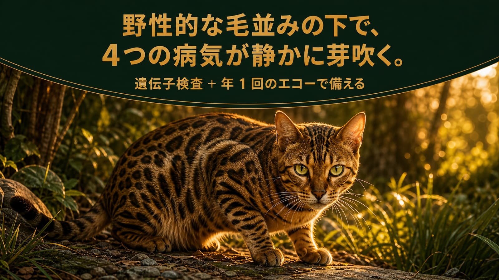 【2026年版】ベンガルがかかりやすい病気6選|症状・治療・予防をブリーダーが詳しく解説