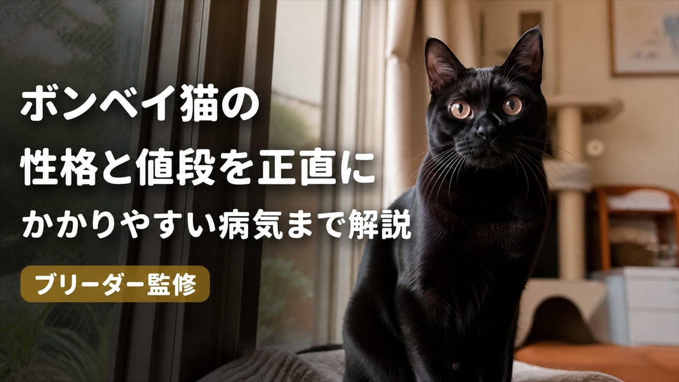 ボンベイ猫の性格・値段・病気を正直に解説【2026】