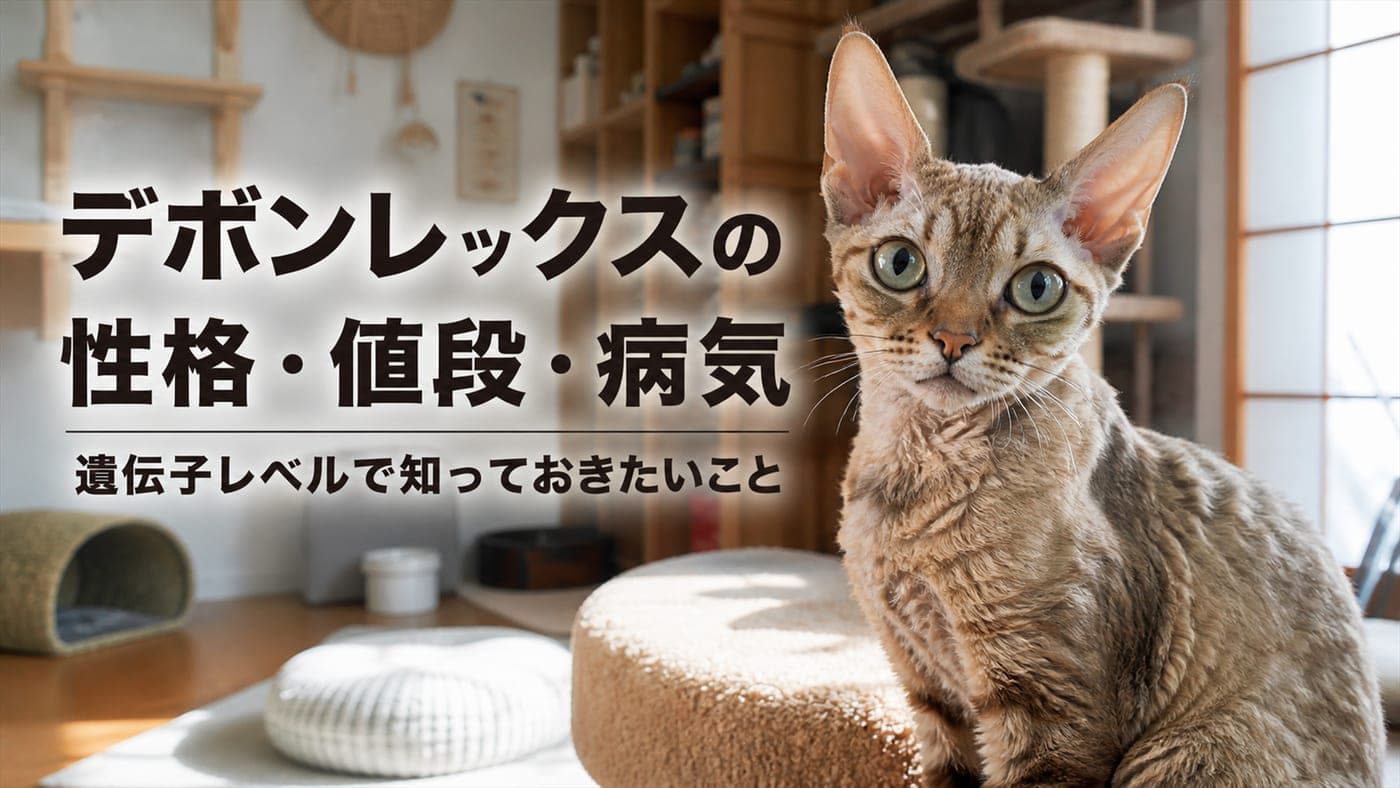 デボンレックスの性格・値段・かかりやすい病気【2026】