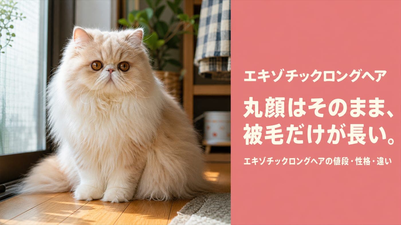 エキゾチックロングヘアとは|値段・性格・違い【2026】