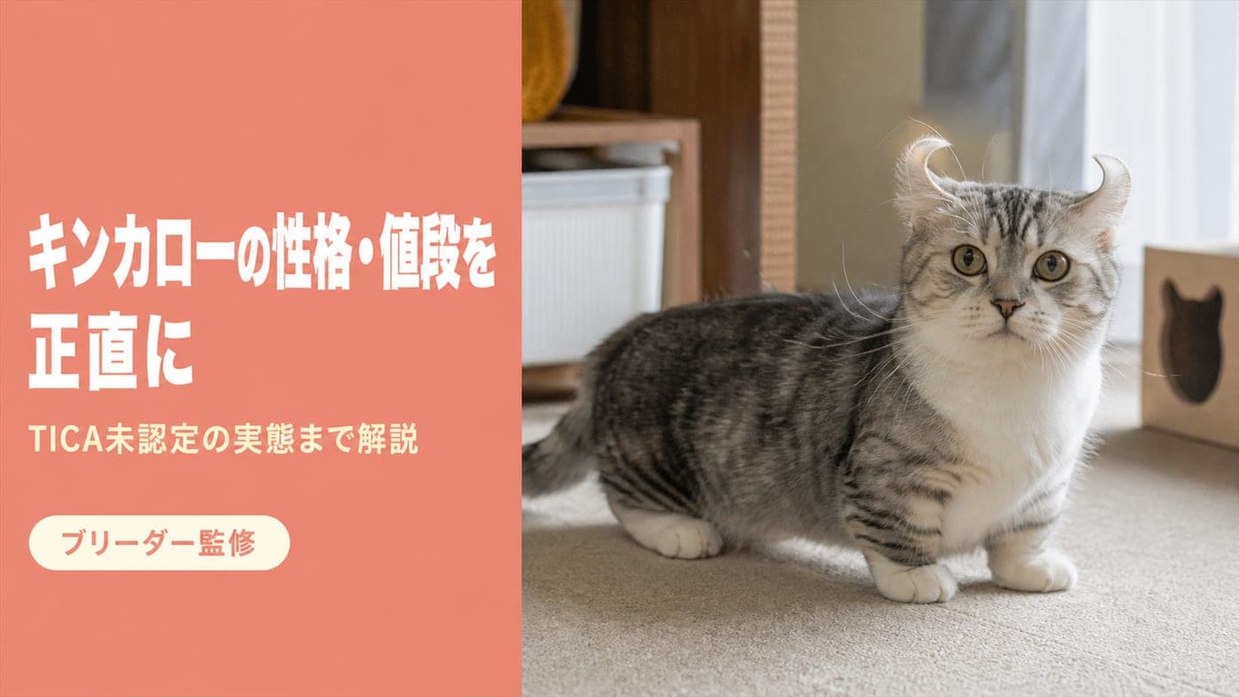 キンカローとは?性格・値段とTICA未認定の実態【2026】