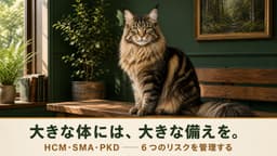 【2026年版】メインクーンがかかりやすい病気6選|心臓病・神経の遺伝病・症状と受診の目安をブリーダーが解説