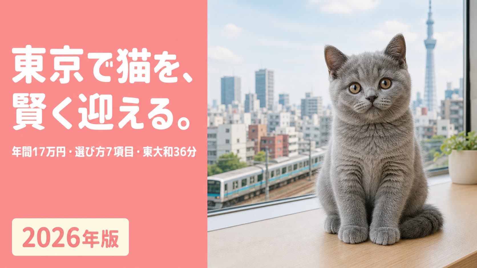 東京の猫ブリーダー|探し方と優良かを見分ける7項目【2026】