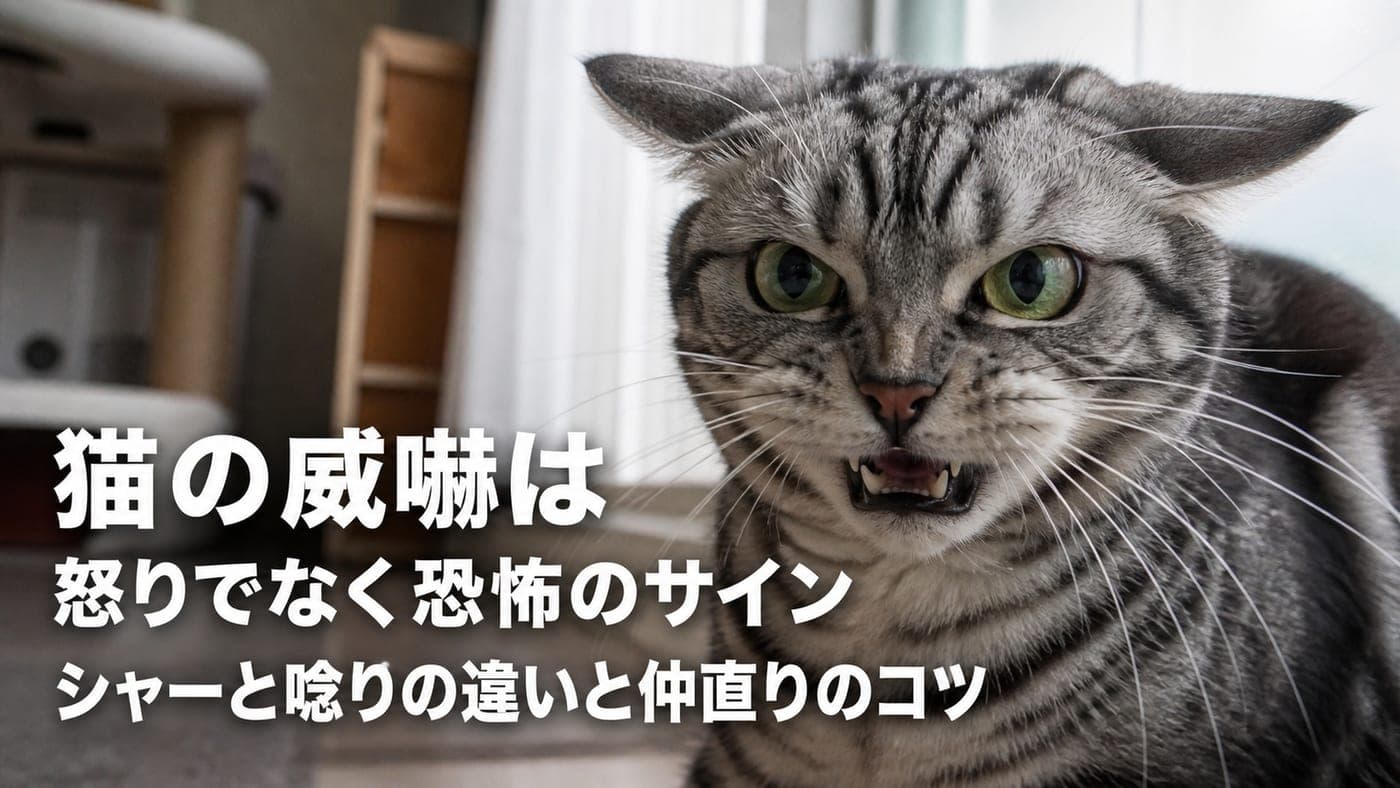 猫が威嚇する理由と対処法|仲直りのコツ【2026】
