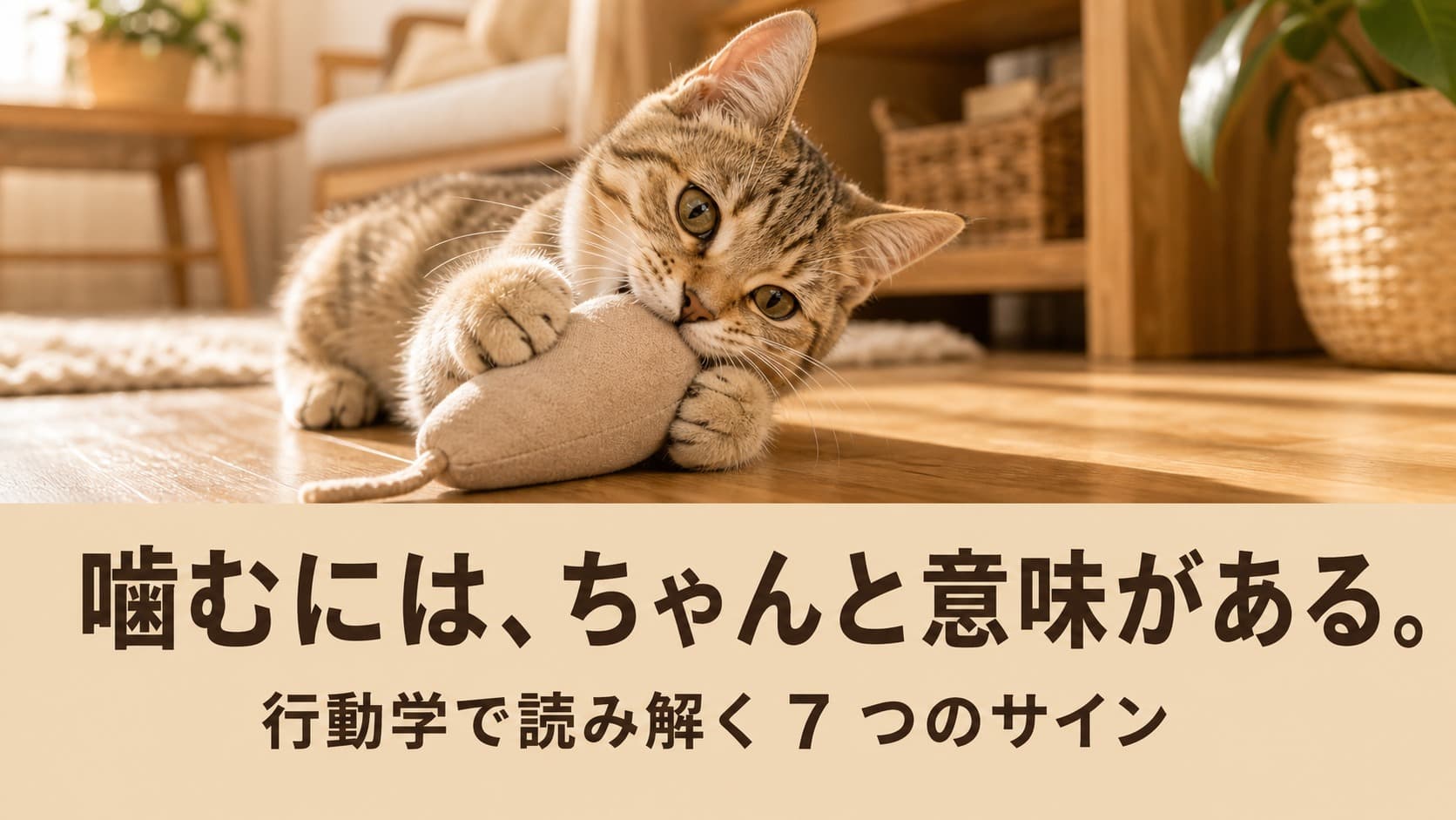 【2026年版】猫が噛む7つの理由とは?行動学から読み解く本当のサイン