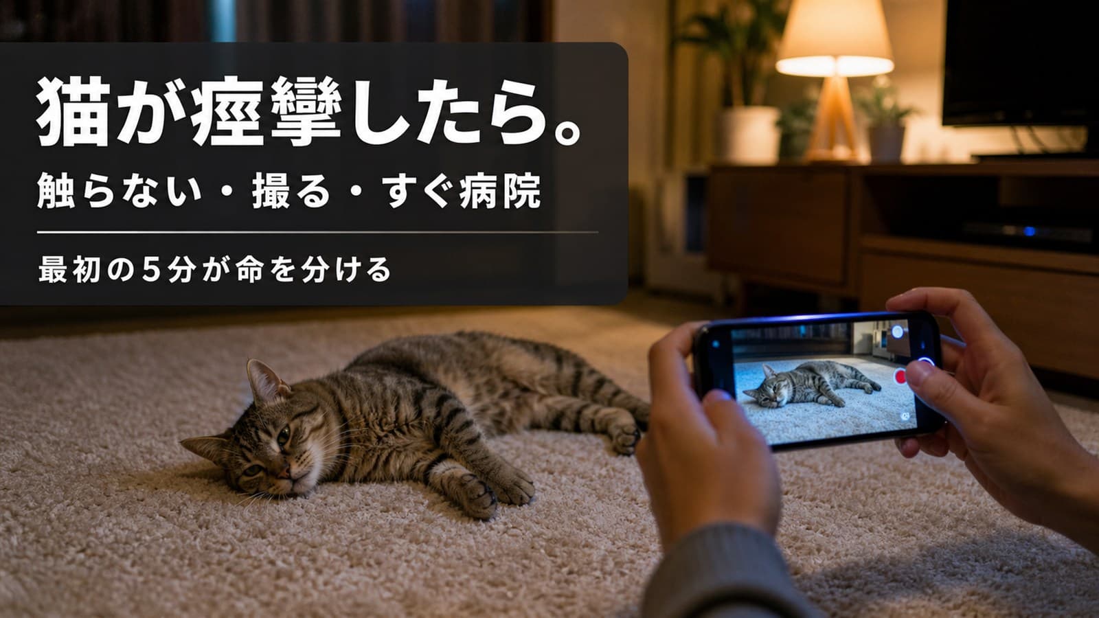 【2026年版】猫の痙攣・発作が起きたら?原因と応急処置・動画撮影の重要性をブリーダーが解説