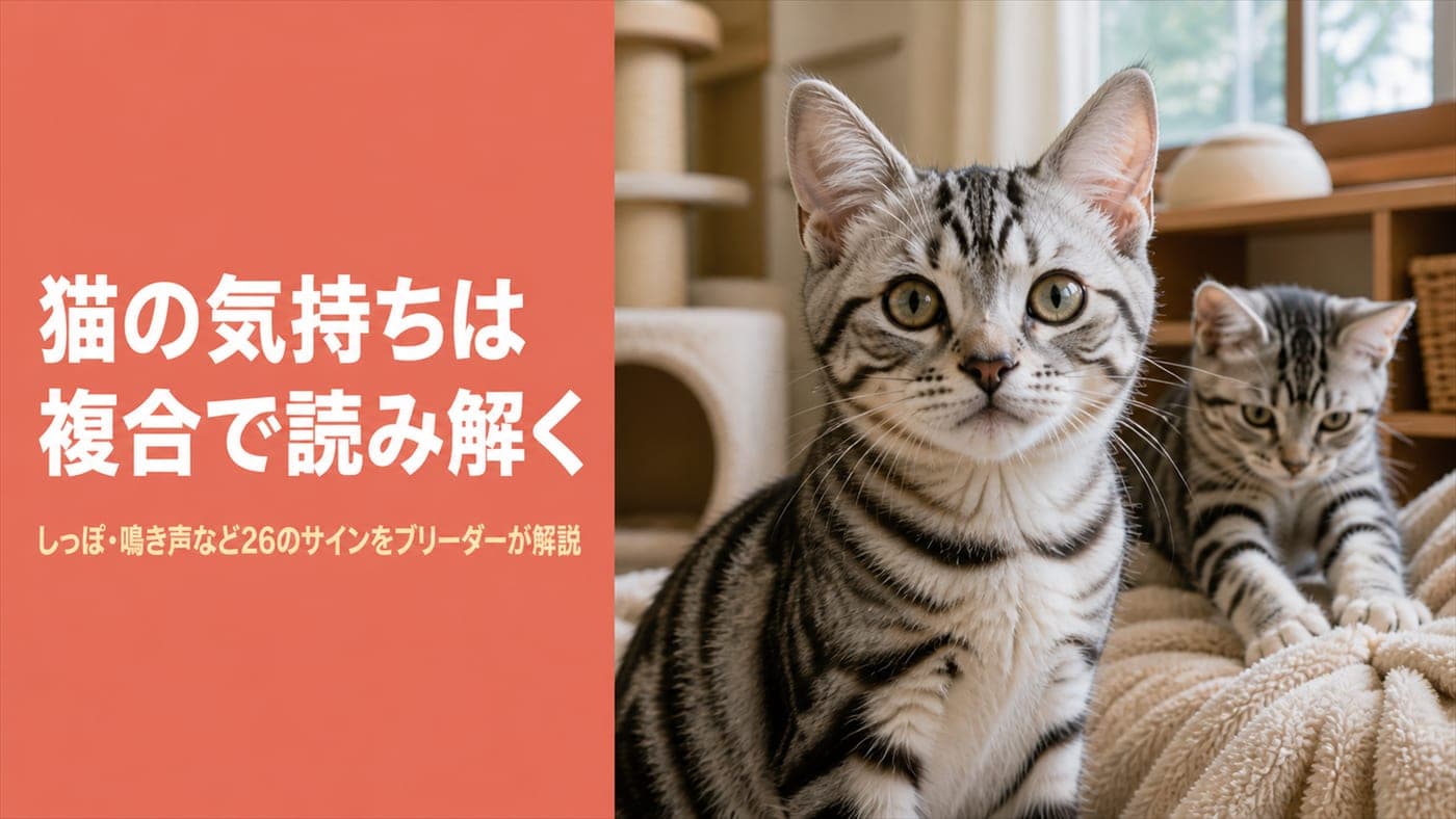 猫の気持ちがわかるサイン一覧|複合で読む理由【2026】
