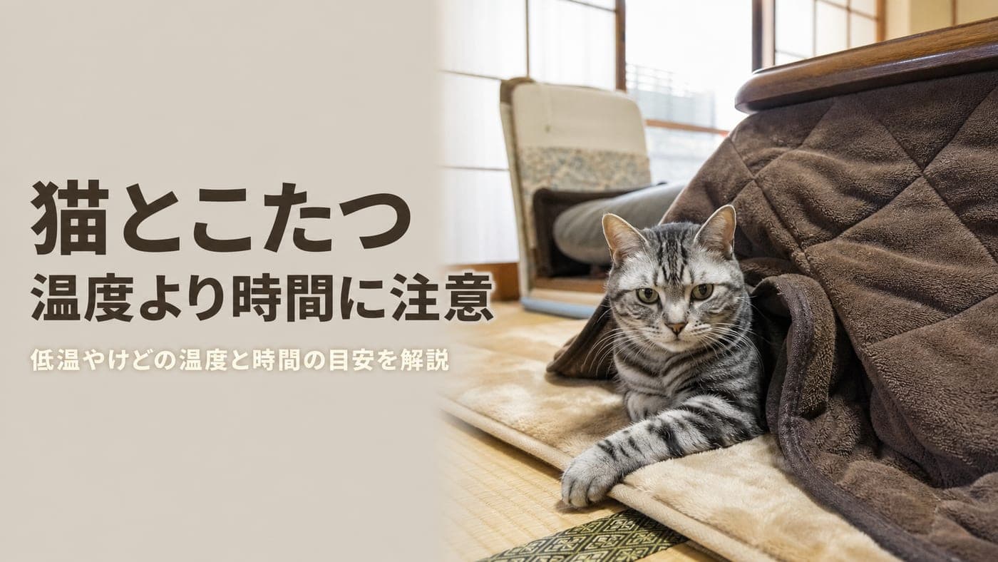 猫のこたつ|低温やけどの温度と時間の目安【2026】