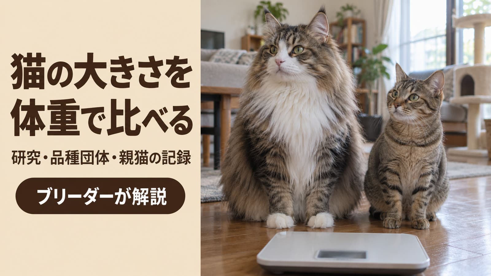猫の大きさは?成猫の体重は3〜5kgが目安|品種ごとの違い【2026】