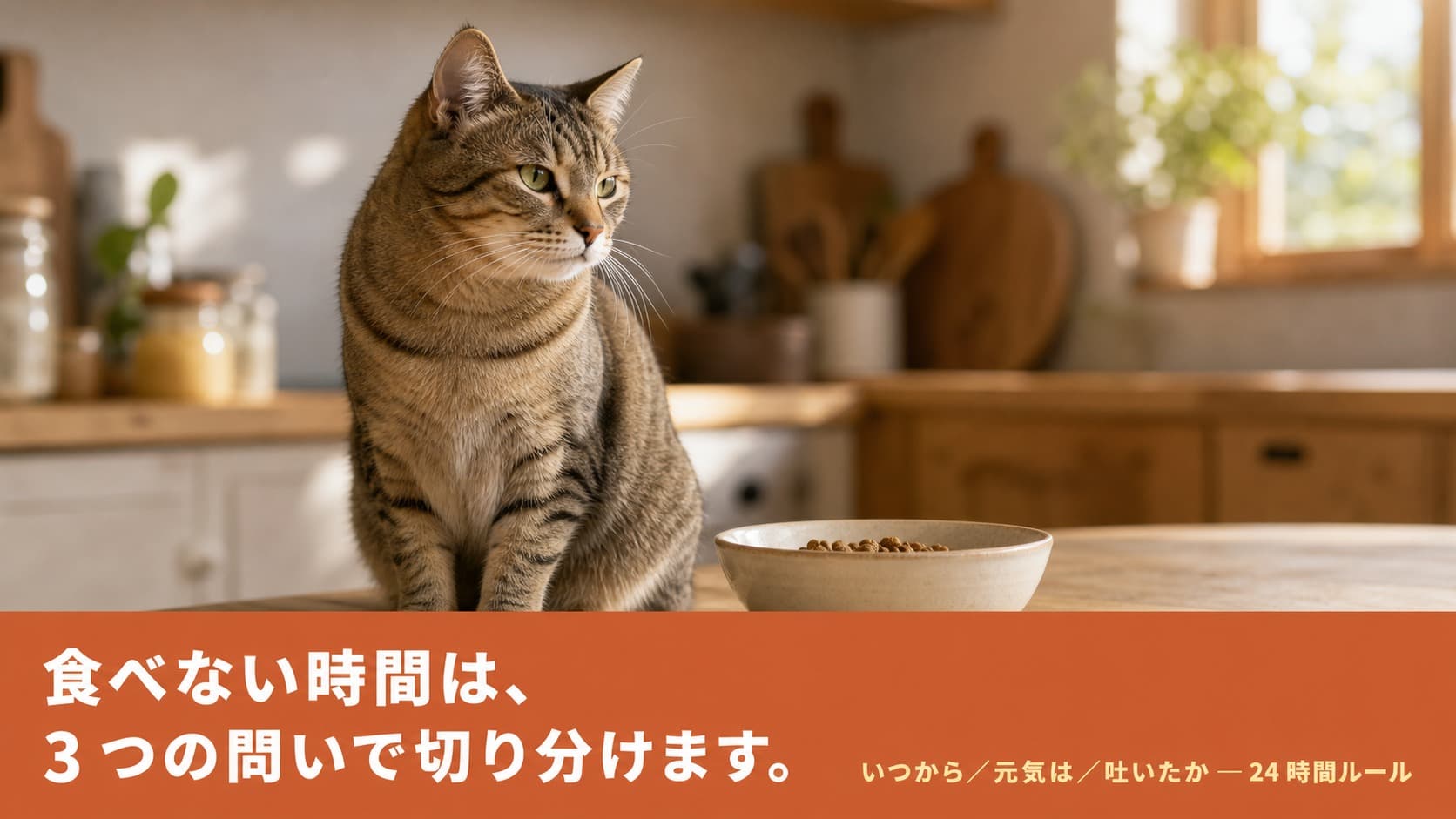 【2026年版】猫が食欲ない時に確認すること|年齢別の原因と緊急度チェックリスト