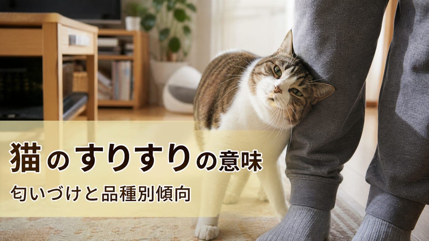 猫のすりすりの意味|匂いづけと品種別傾向【2026】