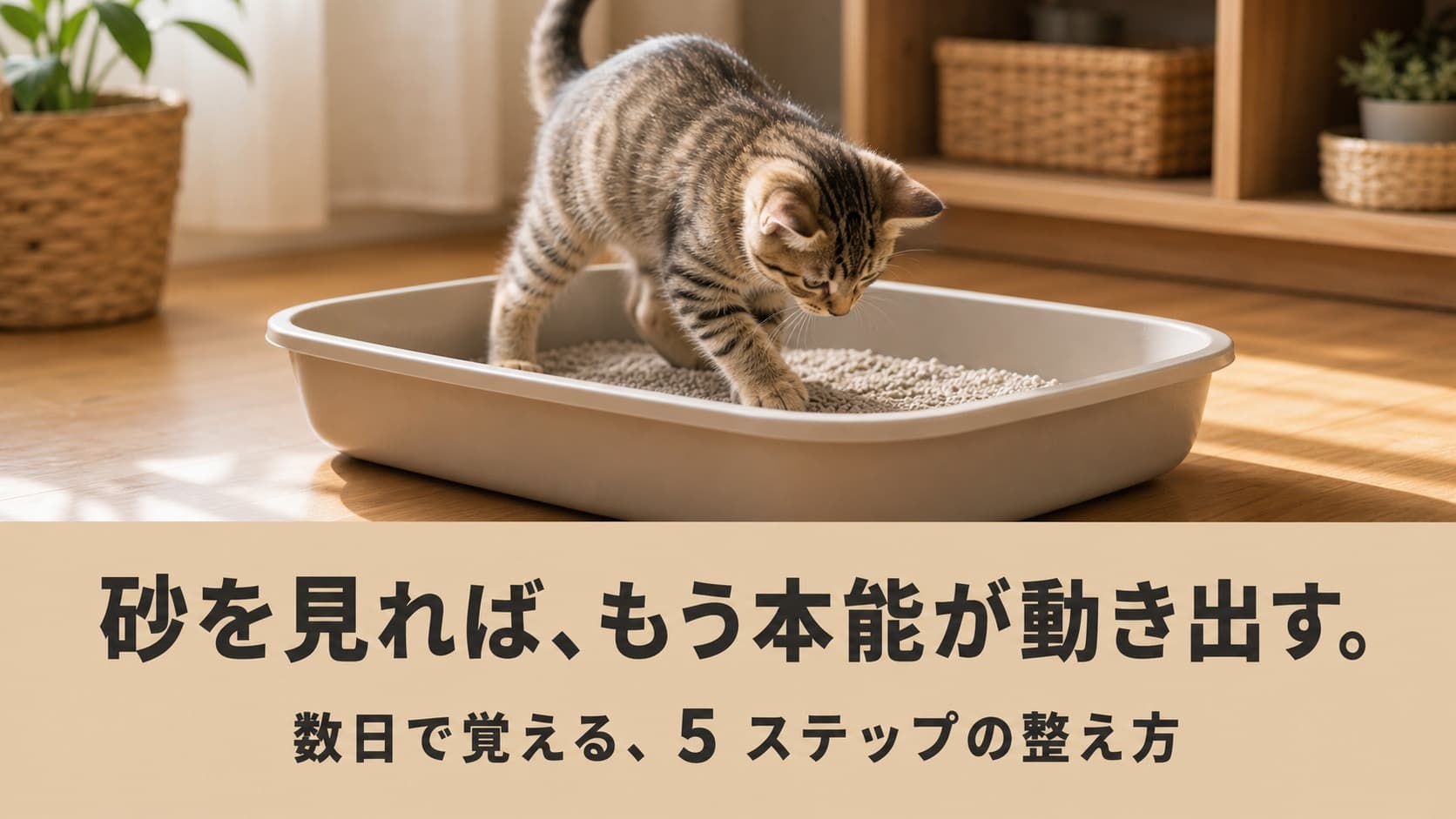 【2026年版】猫のトイレしつけ完全ガイド|数日で覚える5ステップと粗相の直し方
