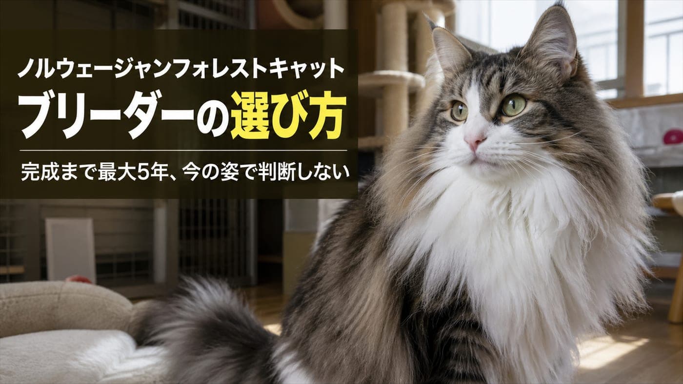 ノルウェージャンフォレストキャットのブリーダーの選び方【2026】