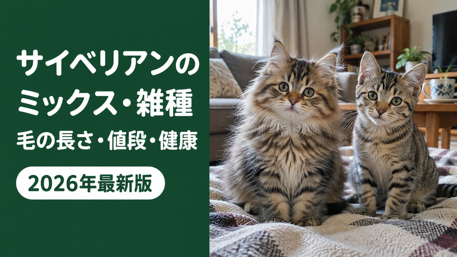 サイベリアンのミックス・雑種|毛の長さ・値段・健康【2026】