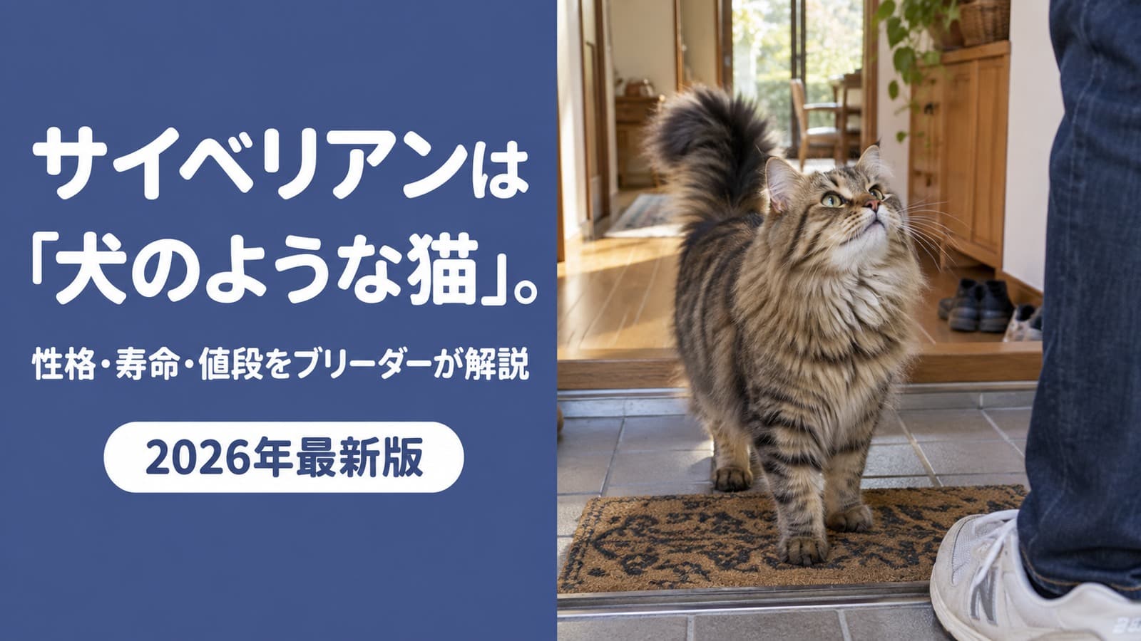 【2026年版】サイベリアンの性格・寿命・値段25〜50万円をブリーダーが解説