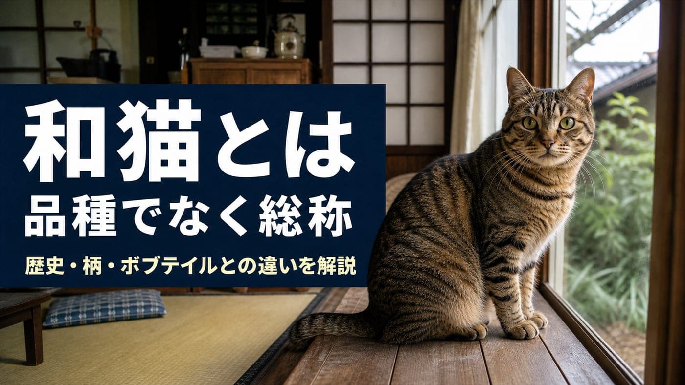 日本の猫(和猫)とは|歴史・柄・ボブテイルとの違い【2026】