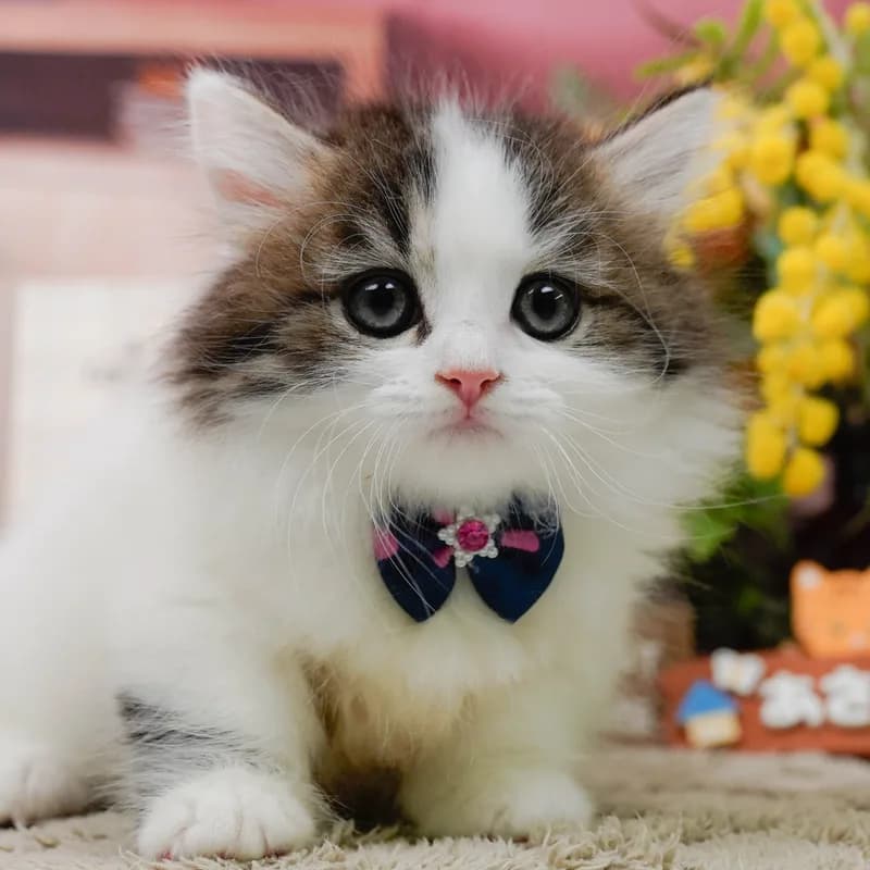 マンチカンの子猫 メス ブラウンタビー&ホワイトバン - パピーヴィレッジ コノハズク - 写真1