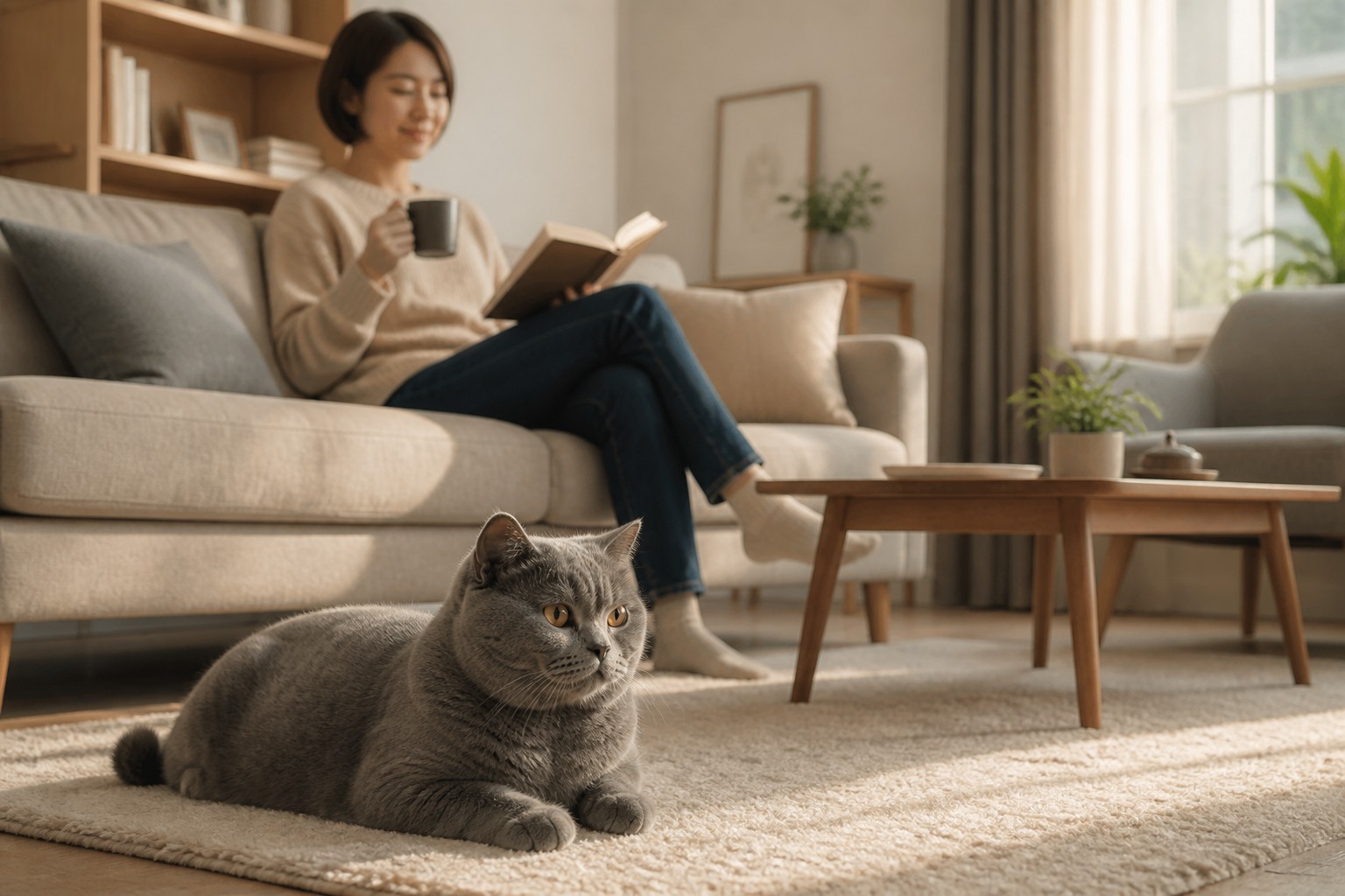 静かな同居生活を楽しめる飼い主に向いている品種