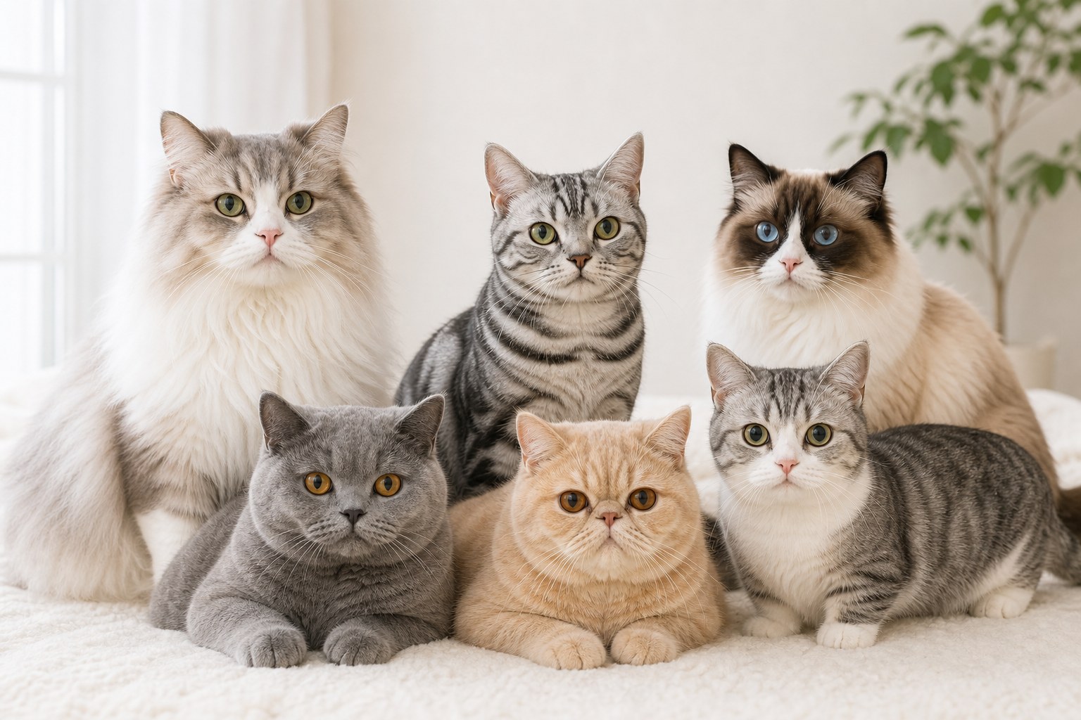 Flowens Cat 取扱10品種の集合写真
