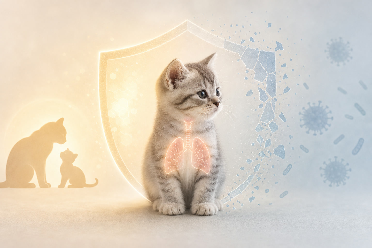 移行抗体が薄れる生後8〜12週・子猫が猫風邪にかかりやすい理由