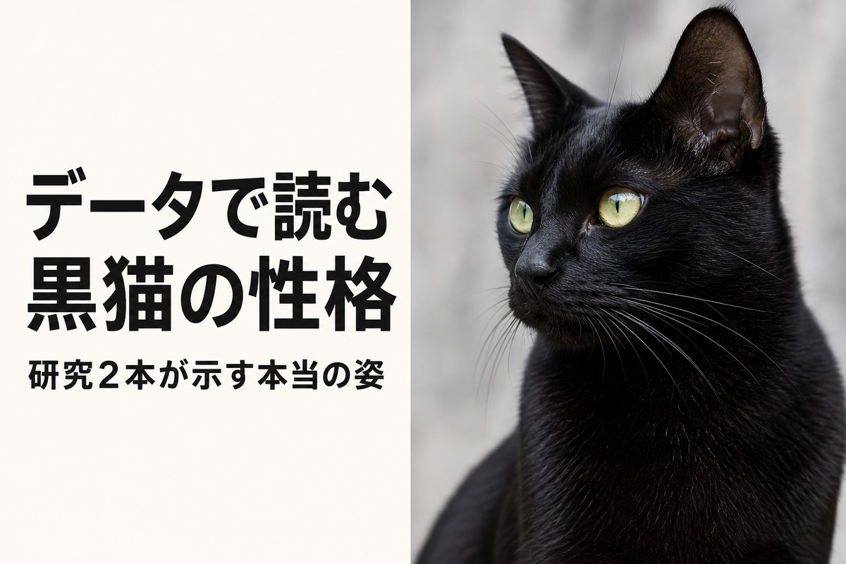 データで読み解く黒猫の性格と研究結果