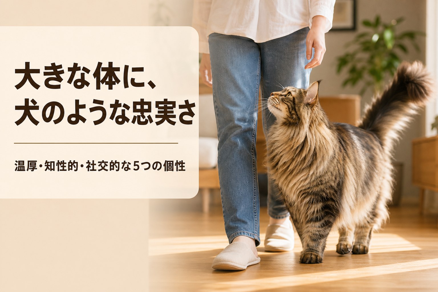 メインクーンの性格・5つの特徴