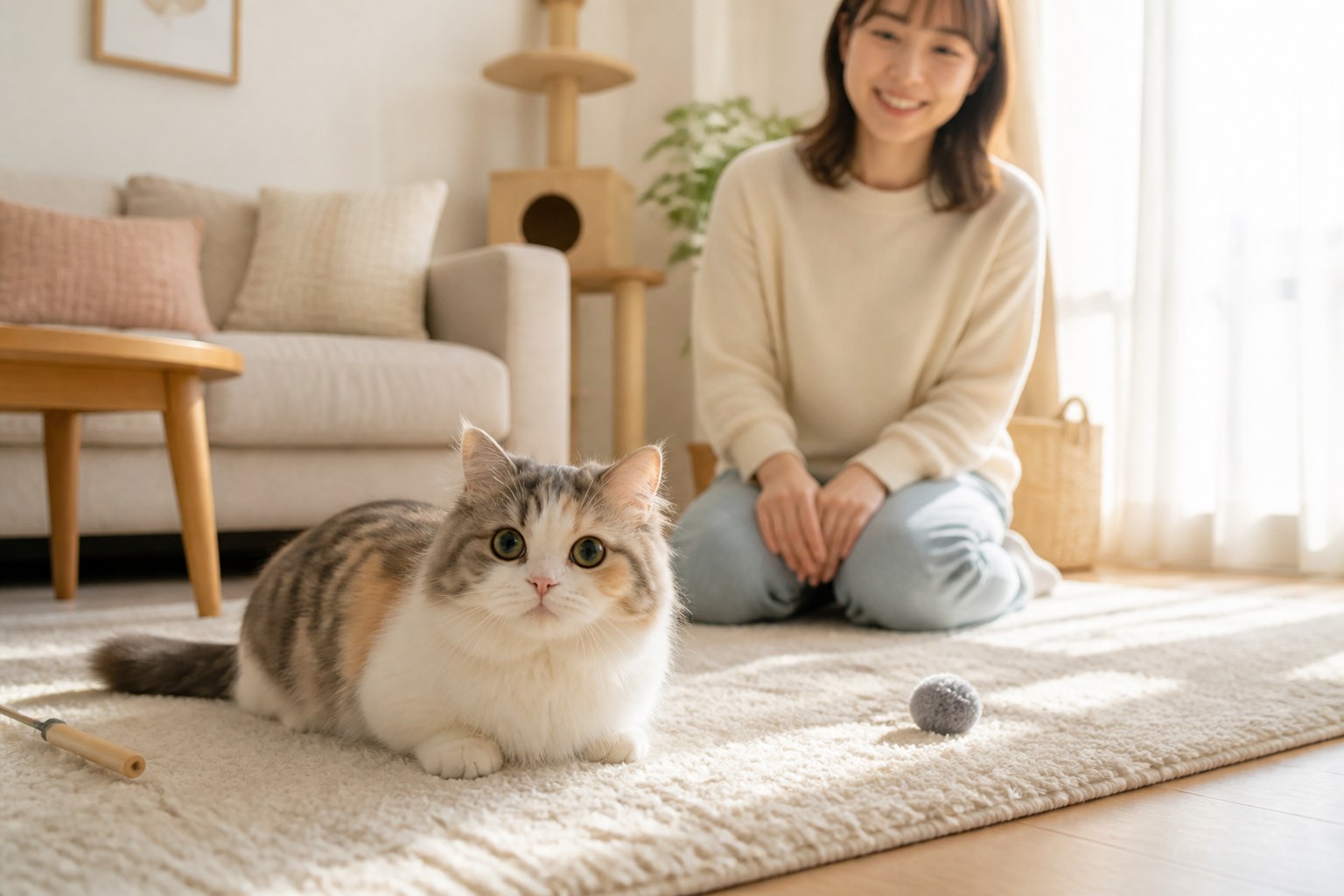 ミヌエットは初心者にも飼いやすい猫