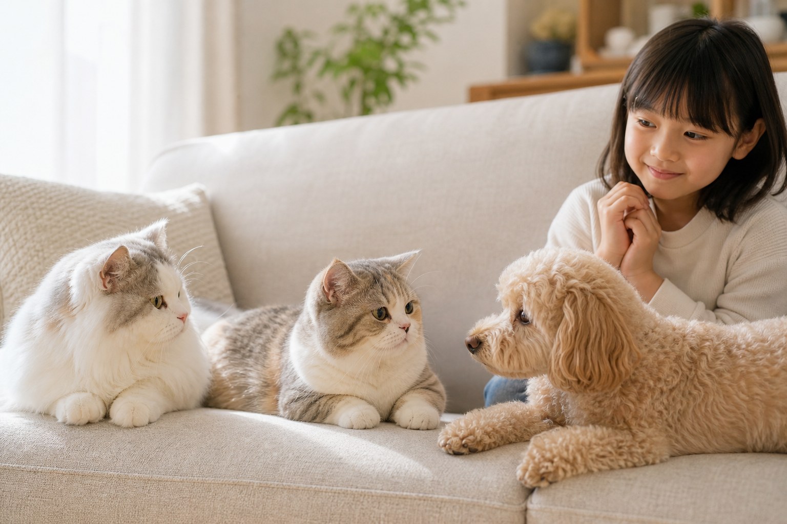 ミヌエットの多頭飼いと子どもとの相性