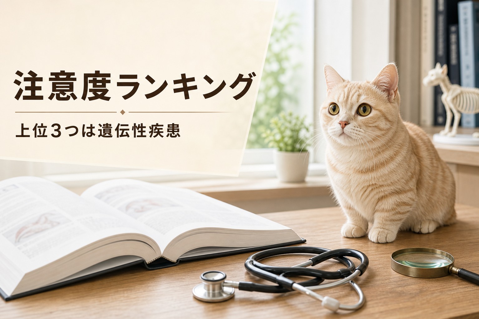 マンチカンがかかりやすい病気一覧