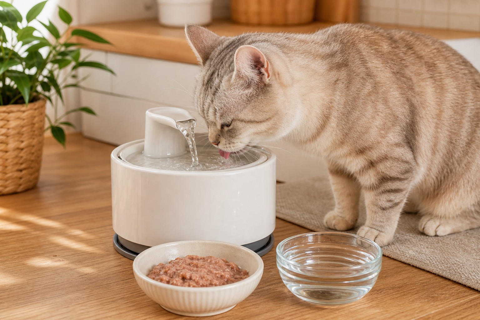 猫の便秘と水分補給の重要性