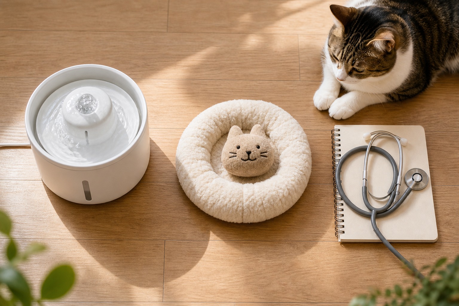 猫の膀胱炎予防3つの柱