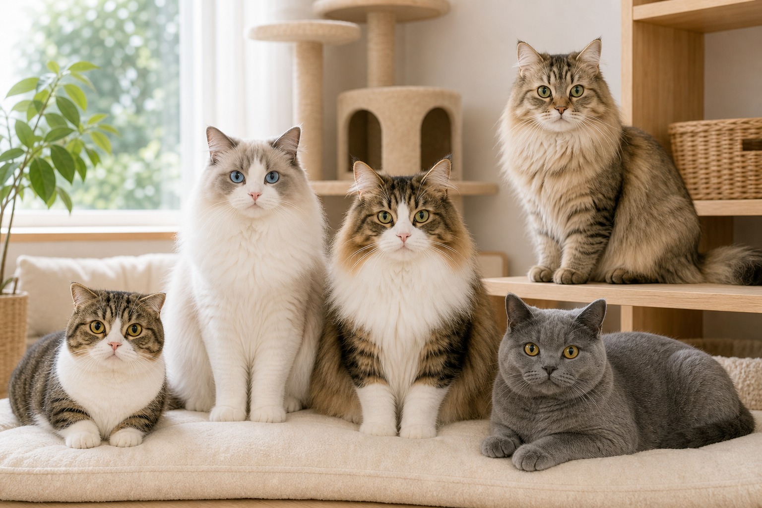 埼玉県内で人気の猫種TOP5