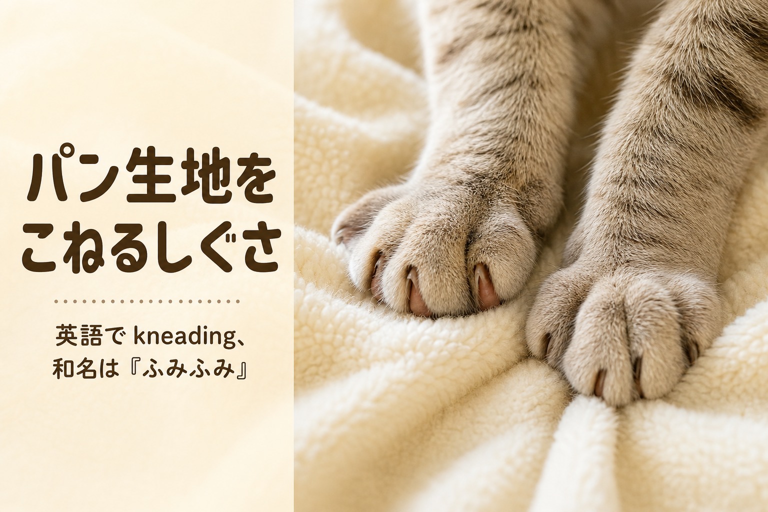 猫のふみふみこねこねの正体