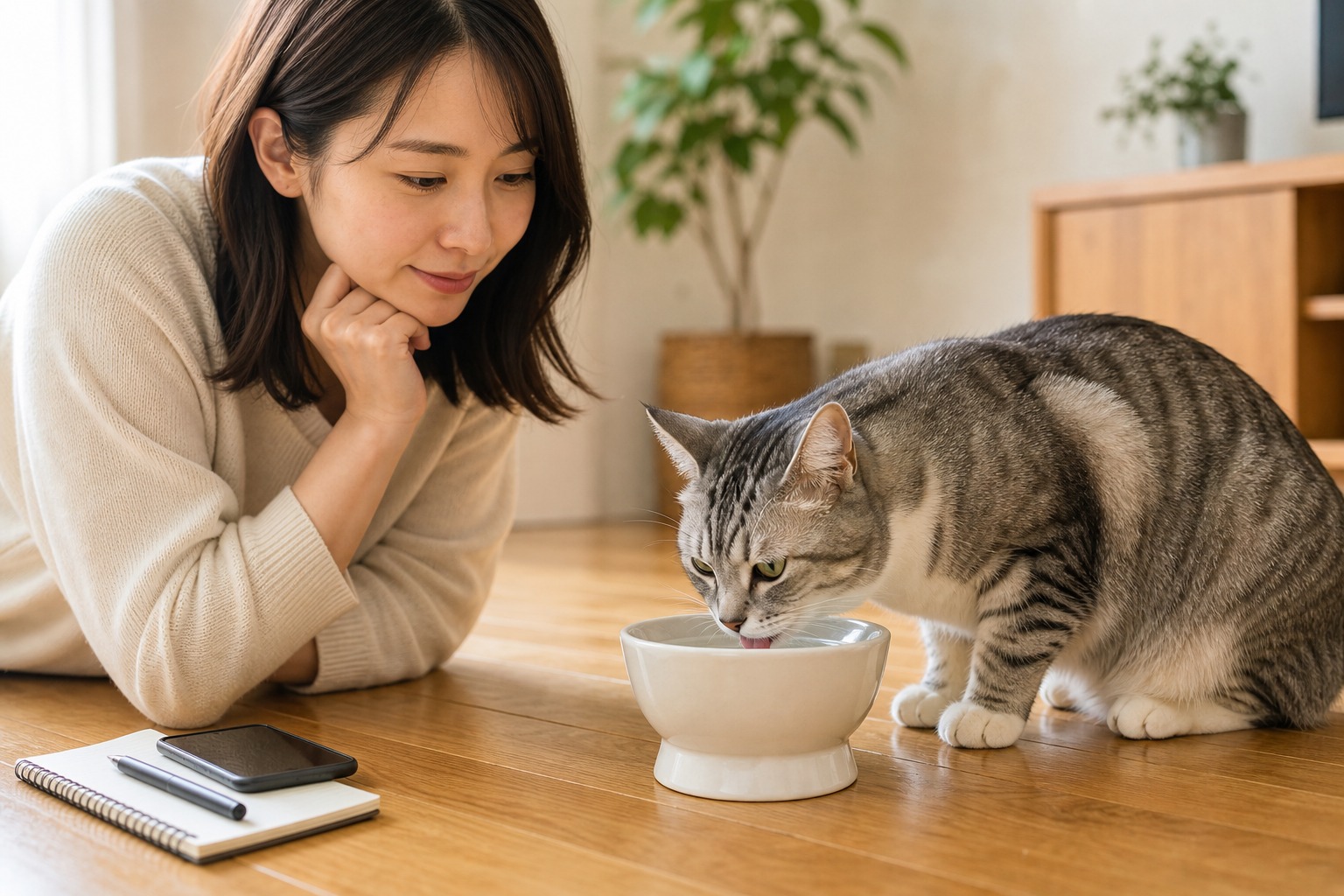 猫が牛乳を飲んでしまった時の対処