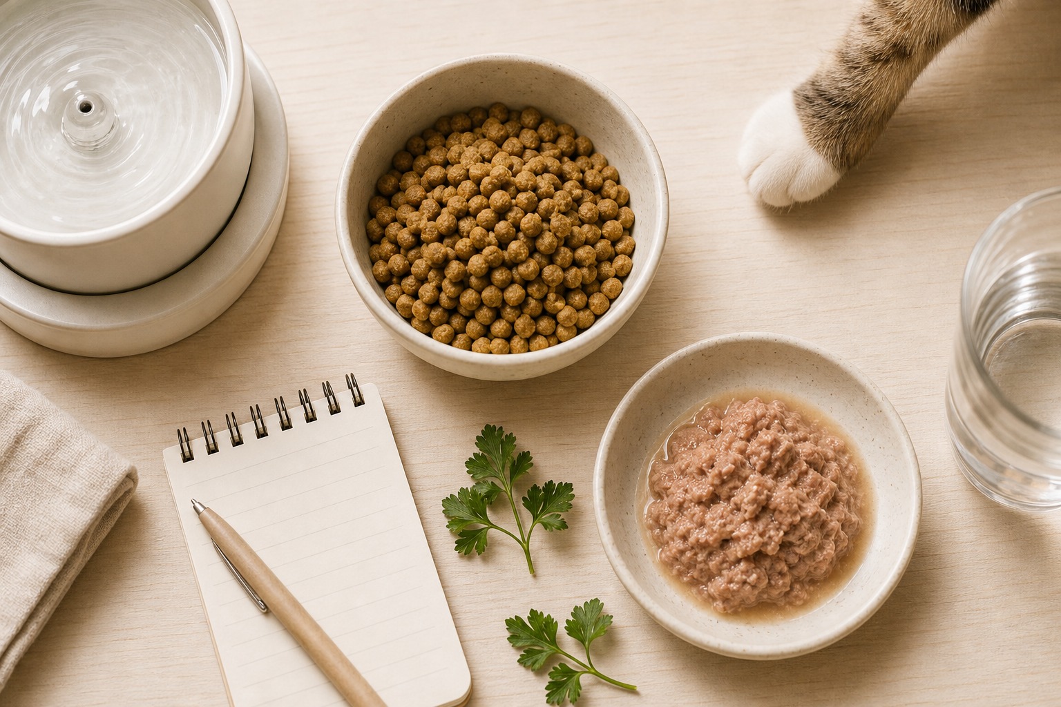 猫の腎臓サポート食｜低リン処方食と水分摂取を増やす工夫