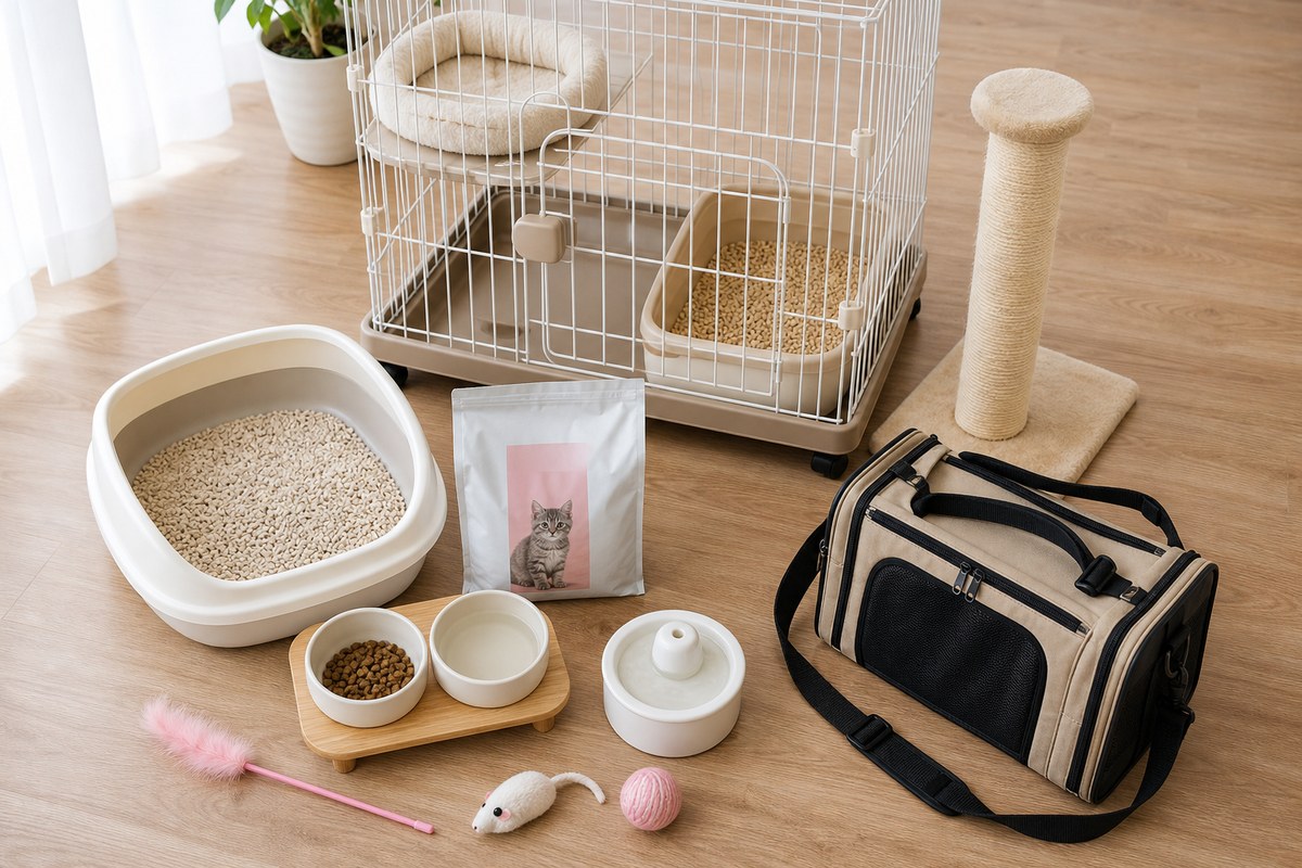 猫のお迎えに必要な備品・生活グッズ一式