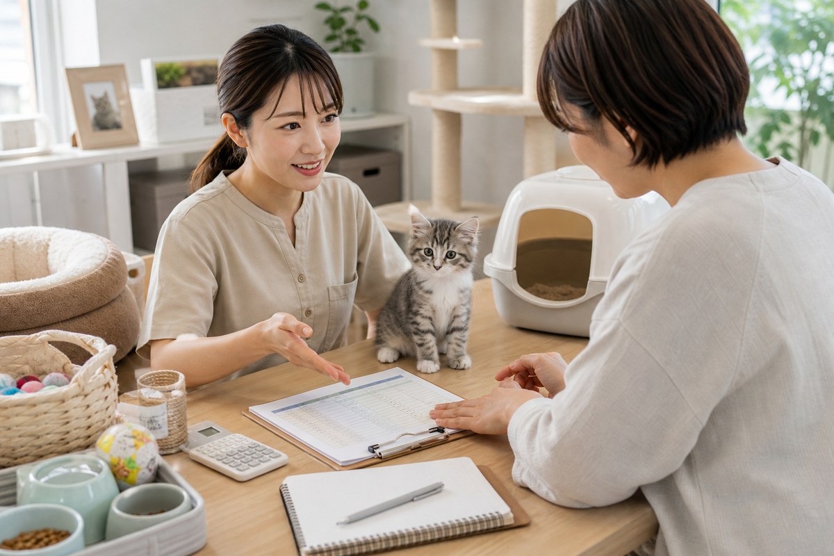 Flowens Catのお迎え代に含まれる書類・ワクチン・血統書など