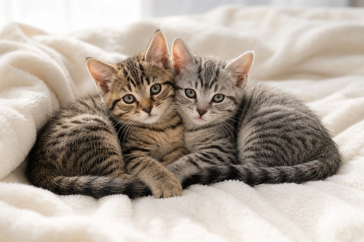多頭飼いで相性が良い3パターン（同胎兄弟・温厚品種・年下の子猫）