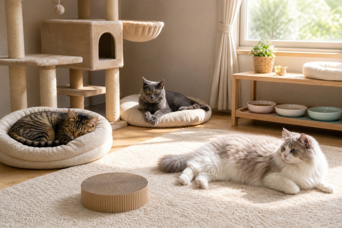 多頭飼いで相性が悪い時に見られるサイン（威嚇・距離を置く行動）