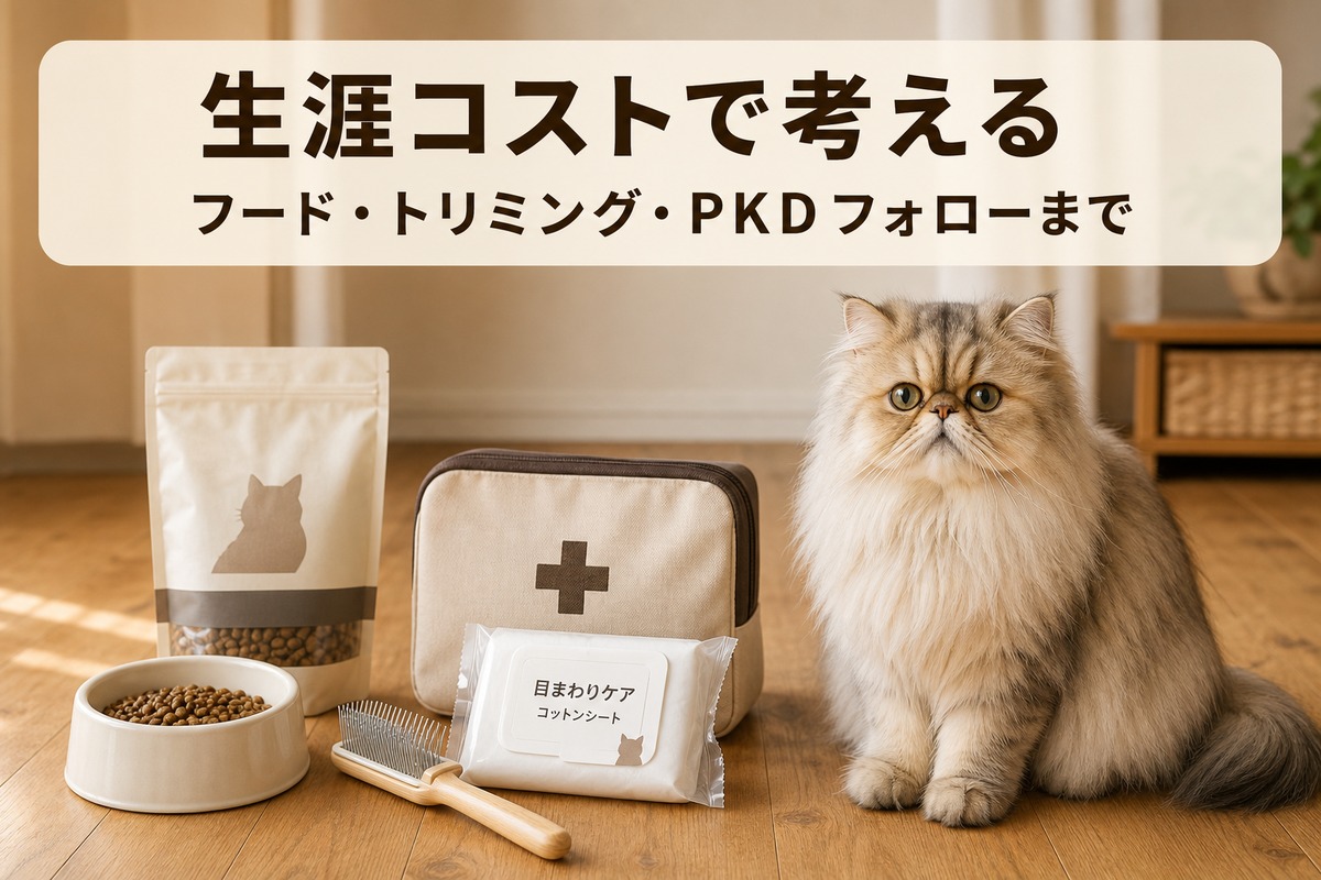 生涯コストで考えるペルシャ飼育